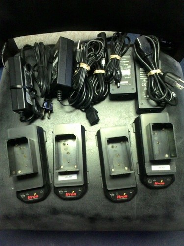 Itron Meter Data Collector Battery Charger w/Power Supply Lot of 4 | eBay