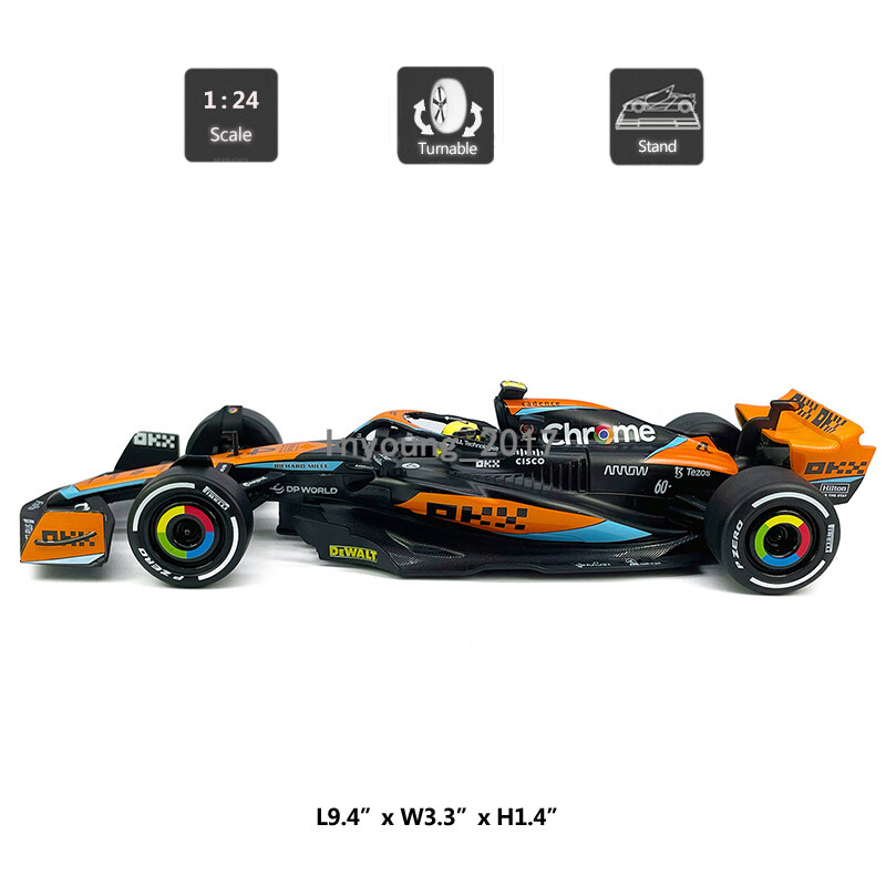 1:24 F1 McLaren MCL60 2023 Australian GP Lando Norris #4 1:24 F1 McLaren MCL60 2023 Australian GP Lando Norris #4