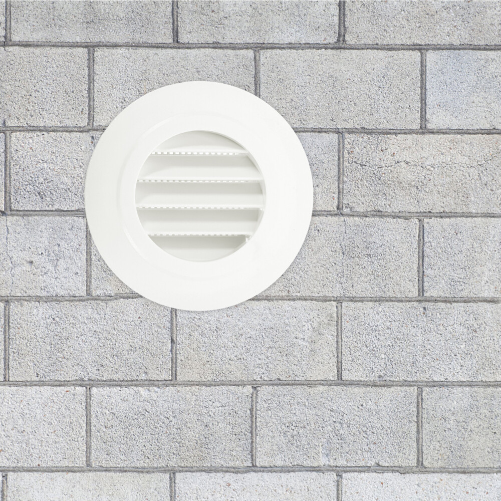 Interior Air Conditioner Vent Cover Round Louver Ventilation Outlet