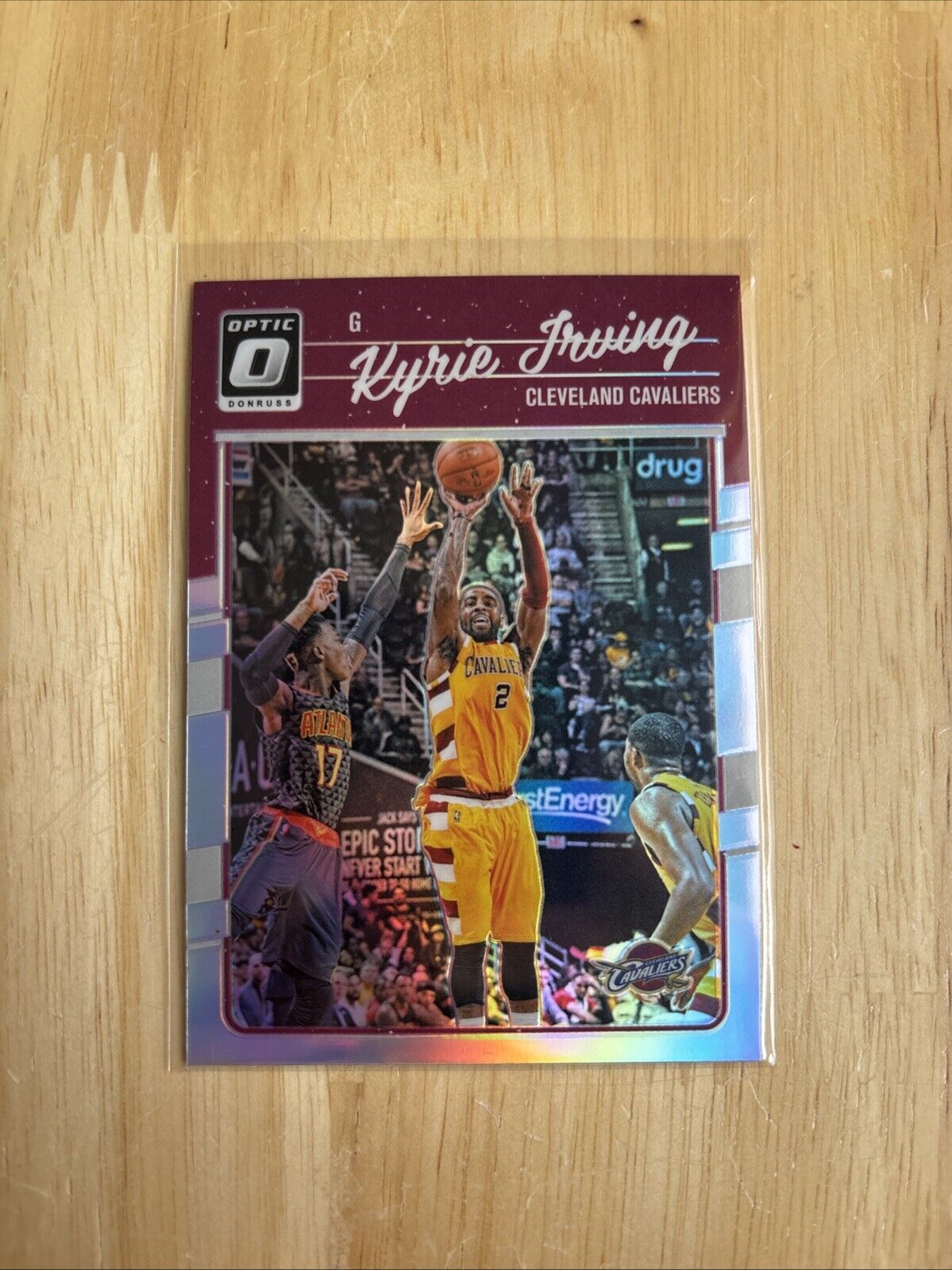 2016-17 Panini Optic Kyrie Irving 17 Holo Prizm First Year Optic Cavaliers