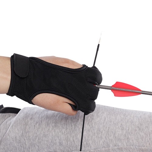 Guard Protector Recurve Bow 3 Fingers Protective Gloves Archery Finger Guard - Picture 6 of 12