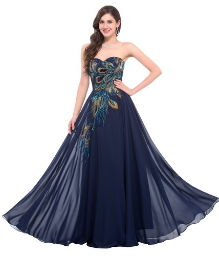 Chiffon Formal Evening Bridesmaid Dresses Cocktial Party Ball Prom Gown Dress - Picture 21 of 29