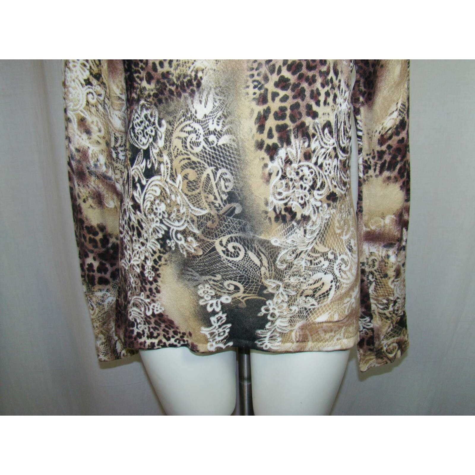 Cache Women's Pullover Sweater Multicolor Spandex… - image 4