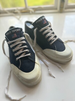 Vintage Ralph Lauren Polo Sport Trainers/Plimsolls UK