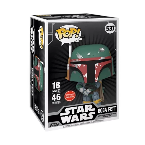 Funko Pop! Mega 18in Star Wars #537 Boba Fett GameStop Exclusive SEALED