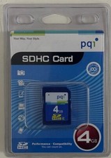 PQI 4GB SDHC Card - New/Sealed