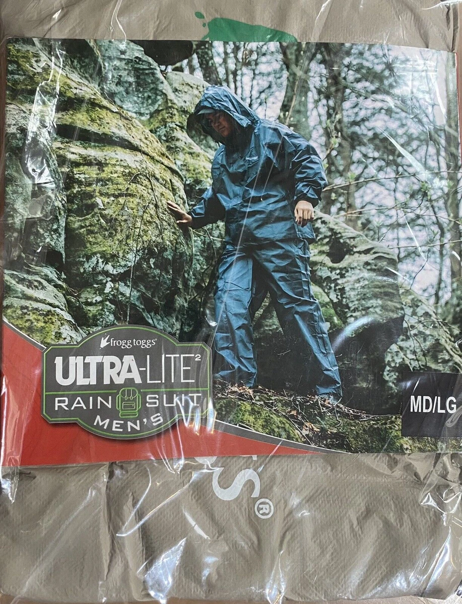 Frogg Toggs Mens Ultra Lite Rain Suit Festivals Camping Hiking