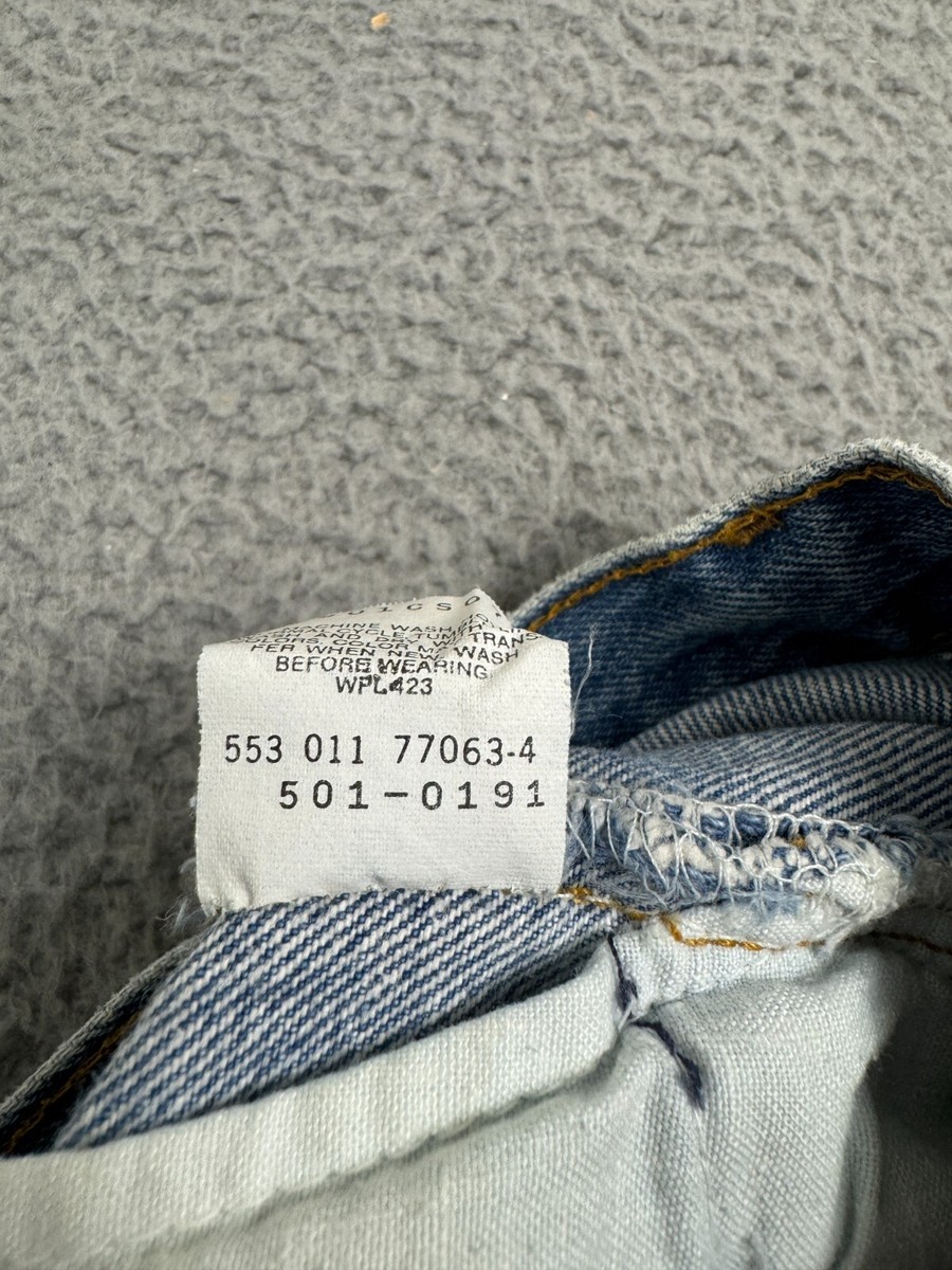 Vintage 1991 Levis 501xx Jeans Made in USA Denim Mens Tag Vintage 1991 Levis 501xx Jeans Made in USA Denim Mens Tag