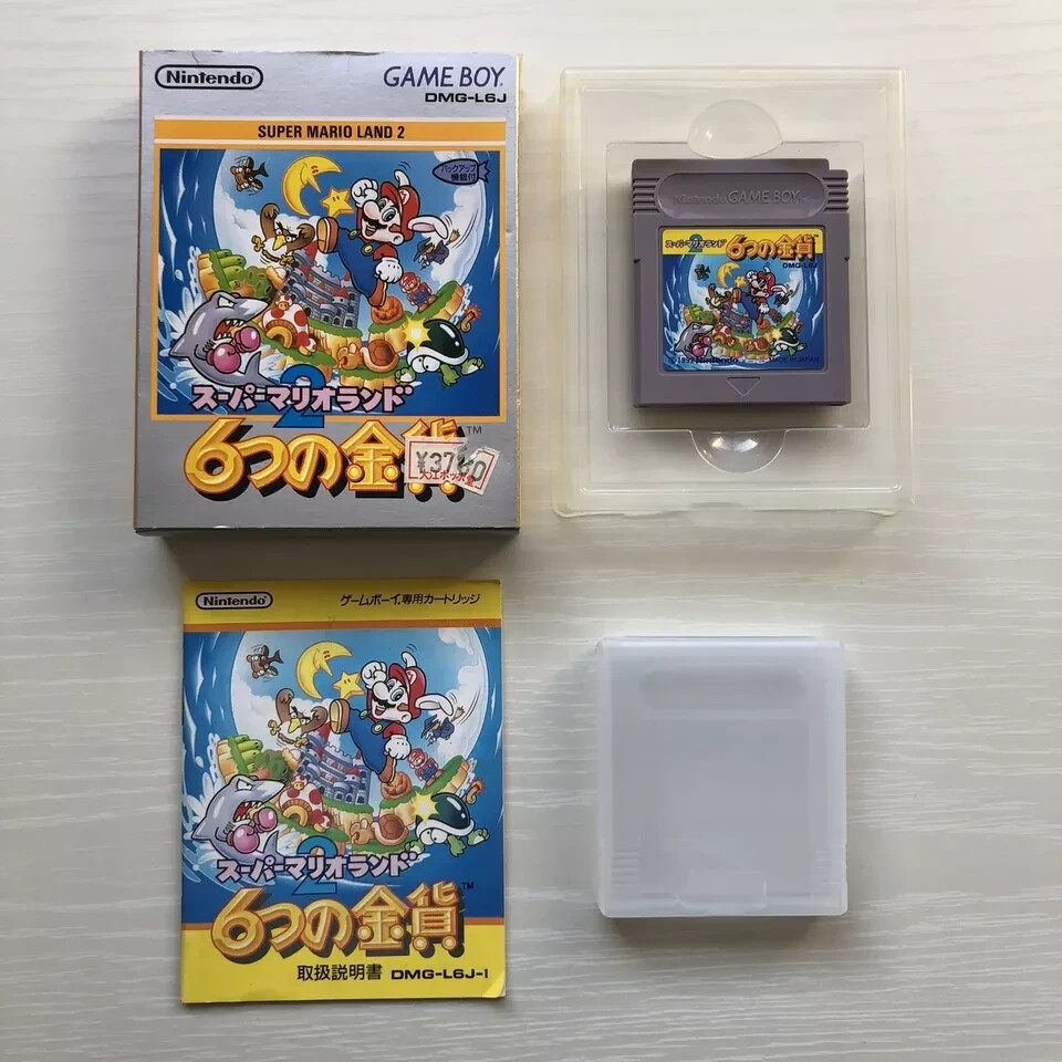 Super Mario Land Dr. Mario 6 Golden Coins Game Boy set of 3 GB