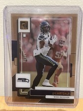 2022 Donruss Clearly DK Metcalf #42 Orange Parallel  14/75 Seattle Seahawks