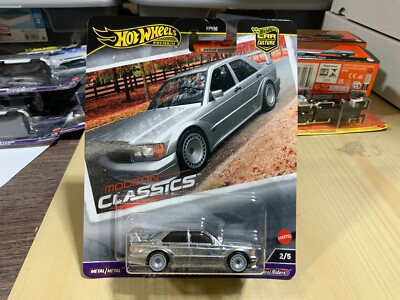 HOT WHEELS PREMIUM MODERN CLASSICS 2/5 1990 MERCEDES BENZ 190 E 2.5-16 EVOLUTION