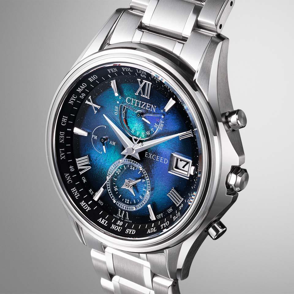 CITIZEN EXCEED UNITE with BLUE Limited AT9130-77L Eco-Drive Radio 