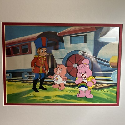 CARE BEARS Original Production Animation Art Cel  Nutcracker Suite 1988 with COA