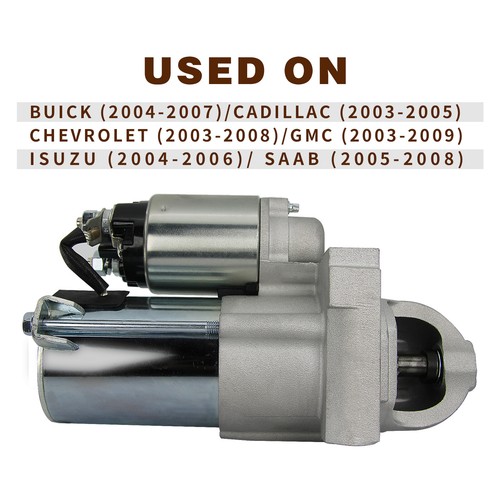 New Starter For Chevrolet Avalanche 1500 4.8L 5.3L 2004-08 89018123 Tahoe 03-08 - Picture 6 of 6