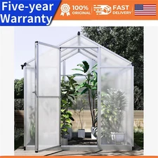 ✅6.25 x 6 Ft Greenhouse for Outdoors with Quick Structure 24"x23" Roof Window✅