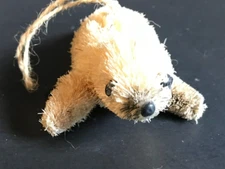 BRISTLE BOTTLE BRUSH SEAL CHRISTMAS NATURE ORNAMENT ~