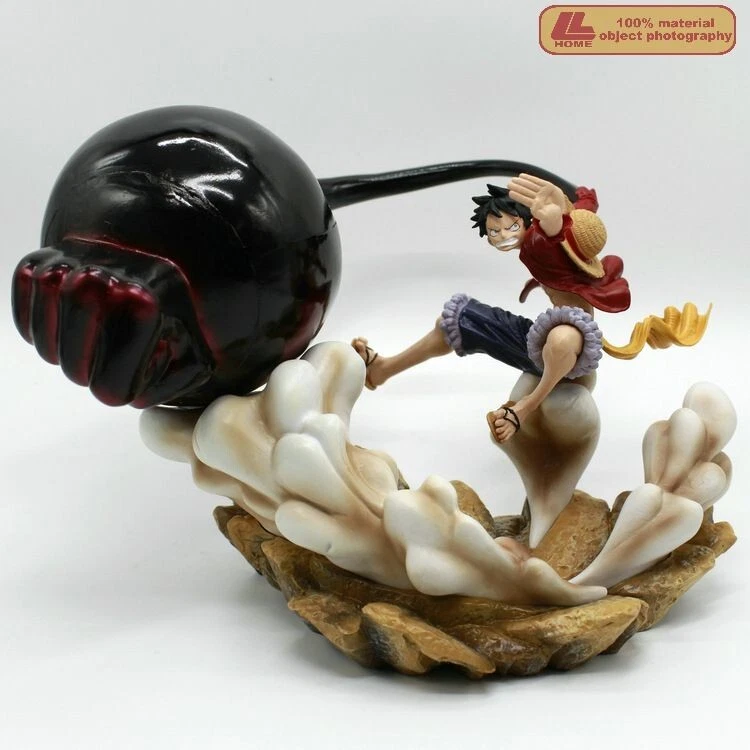 Anime One Piece Luffy Gear 3rd Elephant Gun Busoushoku Figure Statue Toy  Gift | eBay