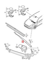 Neu VW E-Golf R32 Gti Rabbit Variant 4MOTION Wischer Arm 5G1955410 Echt