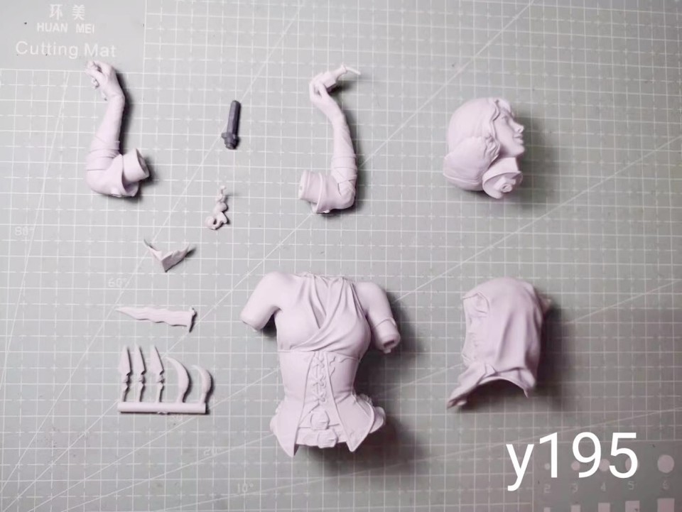 Unpainted 1/10 resin bust figures model forFemale Bust unassembled KITS