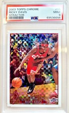 2003-04 Topps Chrome X-Fractor Ricky Davis /220  #55 Cavs PSA 9 POP 5 (1) SSP