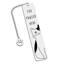 Cat Lover Gifts for Women Men Cute Bookmarks for Women Girls Funny Cat Gifts ...