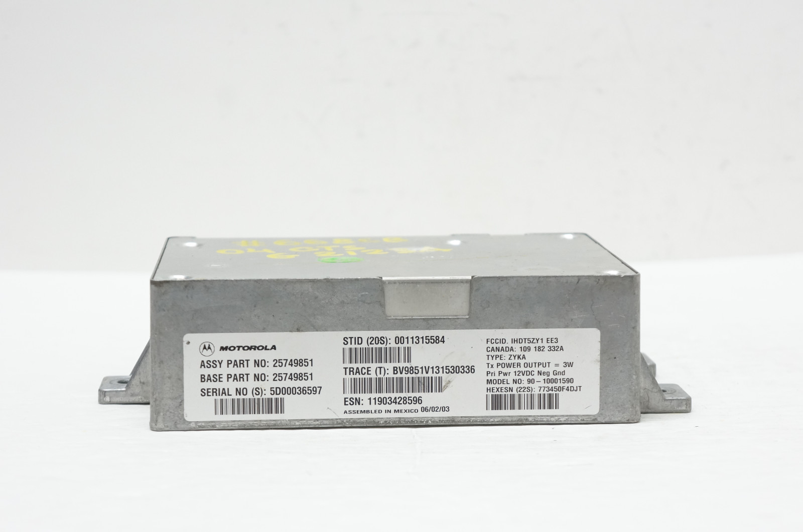 Onstar Control Module 2004-2006 SUBURBAN 1500 OEM COMMUNICATION ONSTAR CONTROL MODULE ...