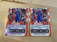 2020-21 Panini Contenders Bradley Beal Game Ticket Purple + Base Florida Gators