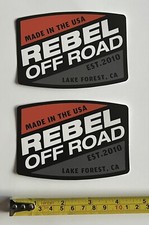 2 Rebel Offroad Decals Stickers Overland Utv Adventure Trails Racing Camping Atv