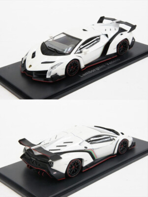 KYOSHO 1:43 Lamborghini Veneno KY252091WH Miniature Diecast