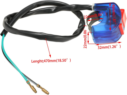 Mini Bike Throttle Cable Assembly for Coleman CT200U CT200U-EX BT200X Baja DB30 - Picture 8 of 12
