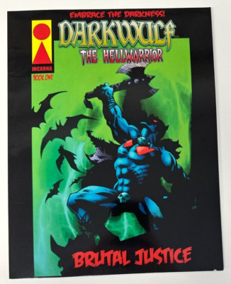 Incarna DARKWULF THE HELLWARRIOR BRUTAL JUSTICE #1 SIGNED BY F NEWTON BURCHAM