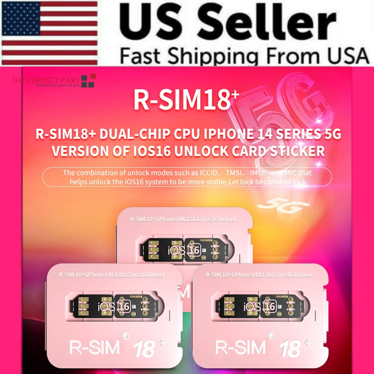 R SIM18 RSIM 18 Nano Unlock Card For iPhone 14 Plus 13 12 11 Pro