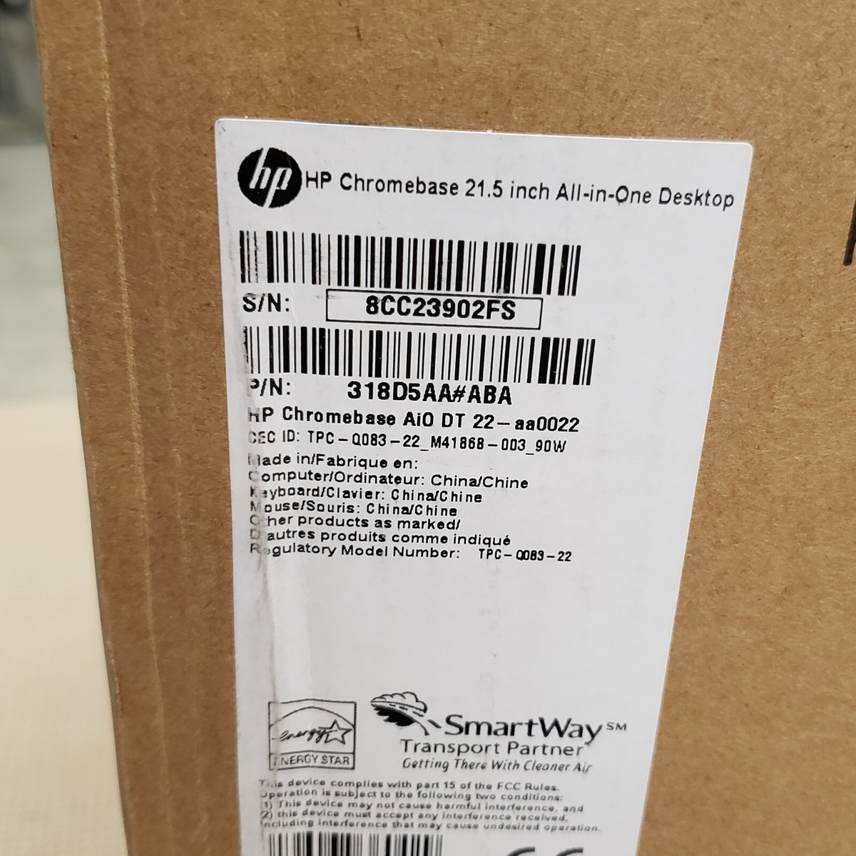 HP Chromebase 21.5 HP Chromebase 21.5
