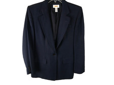 Vintage Talbot's Fully Lined Blazer Navy Excellent Condition Misses 4 Made in US