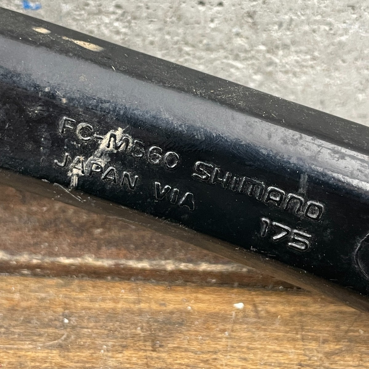 Vintage Shimano Deore LX FC-M560 Crank Set 175 mm 74 110 BCD