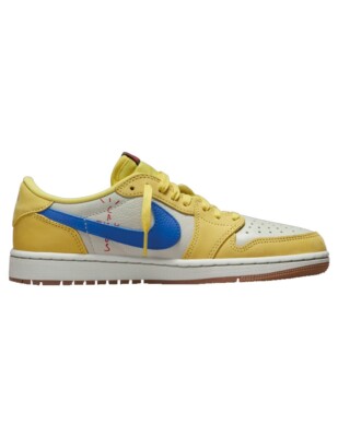 Tenis Jordan 1 Low Travis Scott Canary