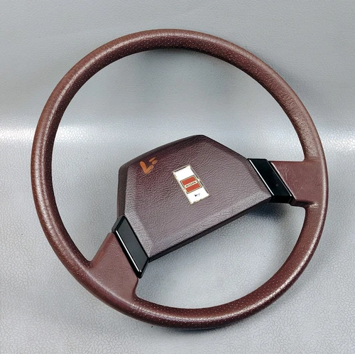 NISSAN CLASSIC OLD VINTAGE OEM JDM STEERING WHEEL MAROON COLOR