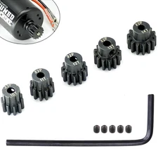32P Hardened Pinion Gear Set 1/8Inch Hole Metal Pinion Gear 10T 11T 12T 13T 14T