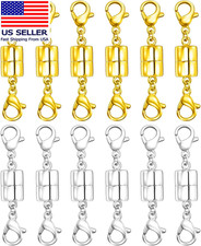 Double Lobster Clasp Magnetic Necklace Clasps and Closures 14K Gold and Silver M