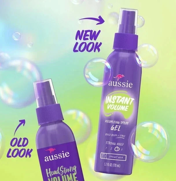 Aussie Instant Volume Volumizing Spray Gel for Wavy Hair, and Straight Hair, Uni