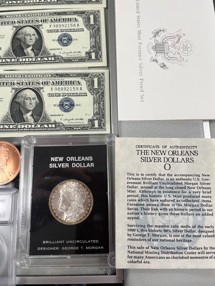Estate Sale Coins ~ Auction Lot Silver, Bullion, ,Collection GET ALL #8jk - Image 3 of 4