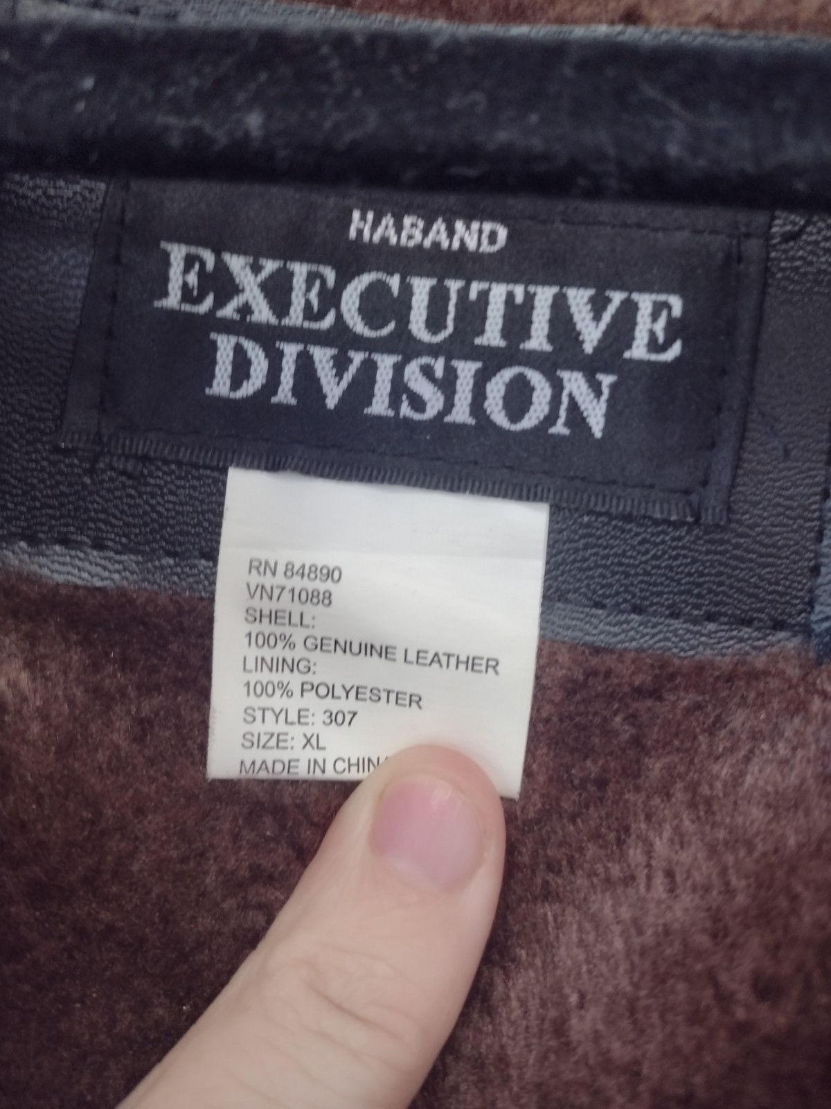 Vintage Genuine Patchwork Leather Jacket Brown W … - image 17