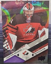 2024 UD Team Canada Carter George Pride Of The Program Purple Foilboard  Variant