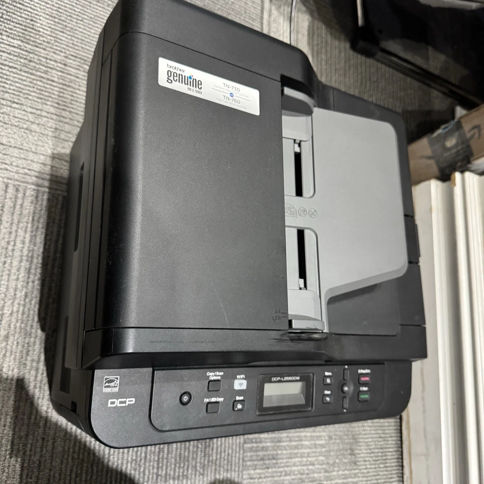 Impresora multifunción láser monocromática compacta Brother DCP-L2550DW - negra Foto 4 de 4