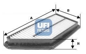 UFI Luftfilter 30.237.00 FüR Honda-image
