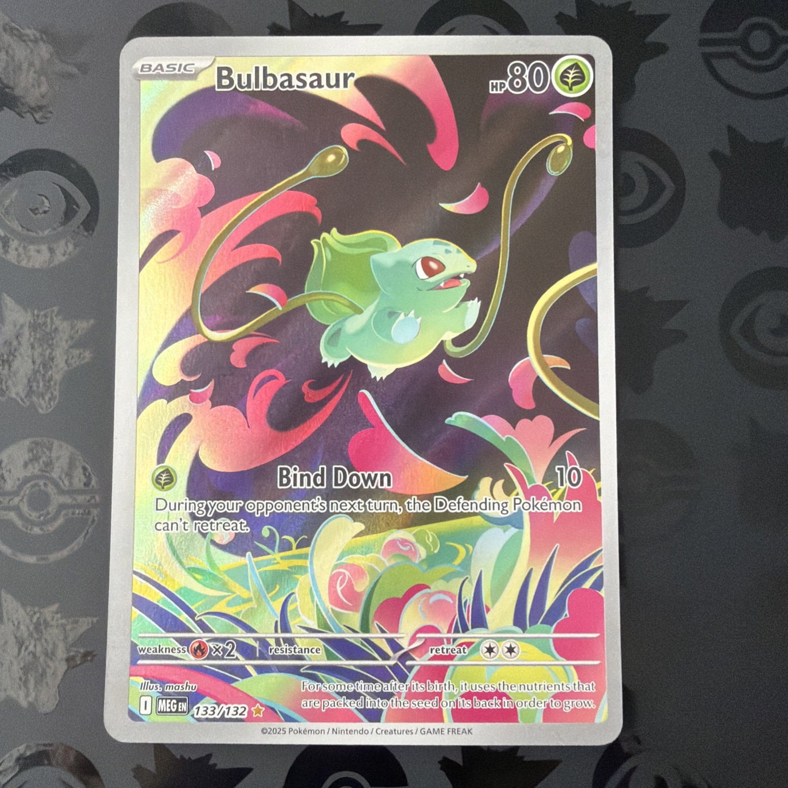 Bulbasaur 2025 Mega Evolution #133/132 Illustration Rare Price