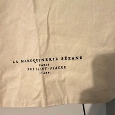 S&eacute;zane Beige Dustbag Women&rsquo;s Paris Logo Solid Pattern One Size