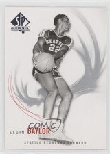 2010-11 SP Authentic Elgin Baylor #22 HOF 09o4