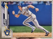 ROBIN YOUNT 2020 Topps Short Print Variation SP 5X7 JUMBO CARD #/49 BREWERS