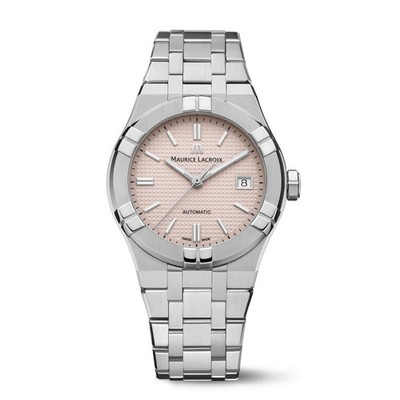 Maurice Lacroix Aikon AI6007 SS00F 530 E 39 mm Pink Dial Automatic Watch